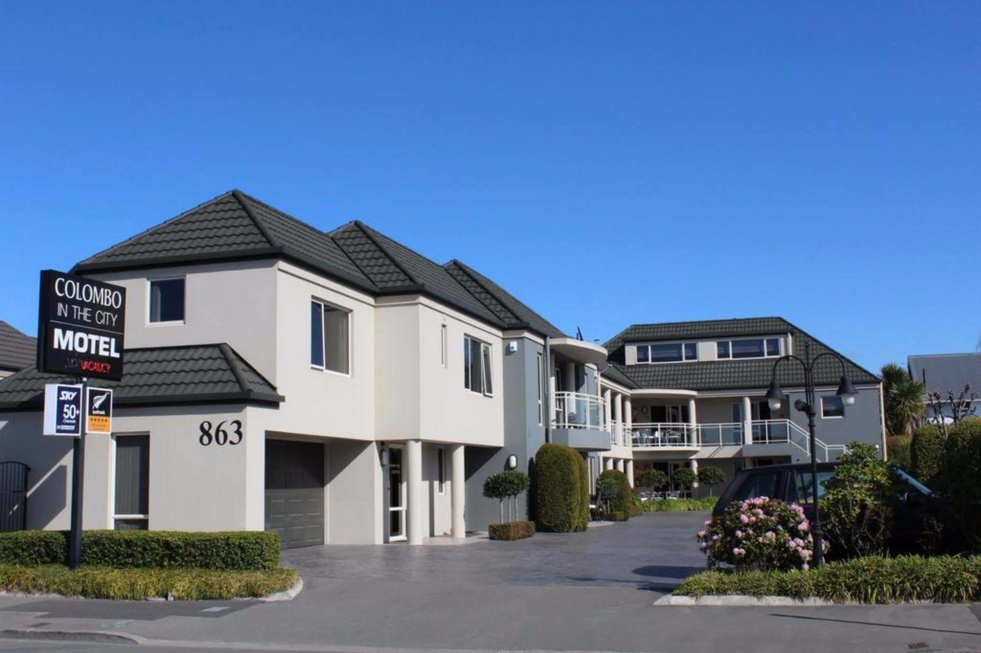 โคลอมโบ อิน เดอะ ซิตี้ โมเต็ล ไครสต์เชิร์ช ภายนอก รูปภาพ A motel in New Zealand